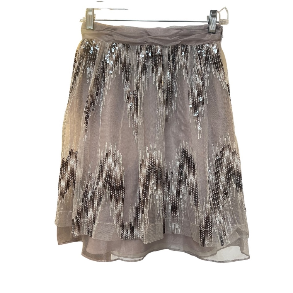 Antonio Melani sequined tulle mini skirt Della Size 0 - Picture 4 of 16